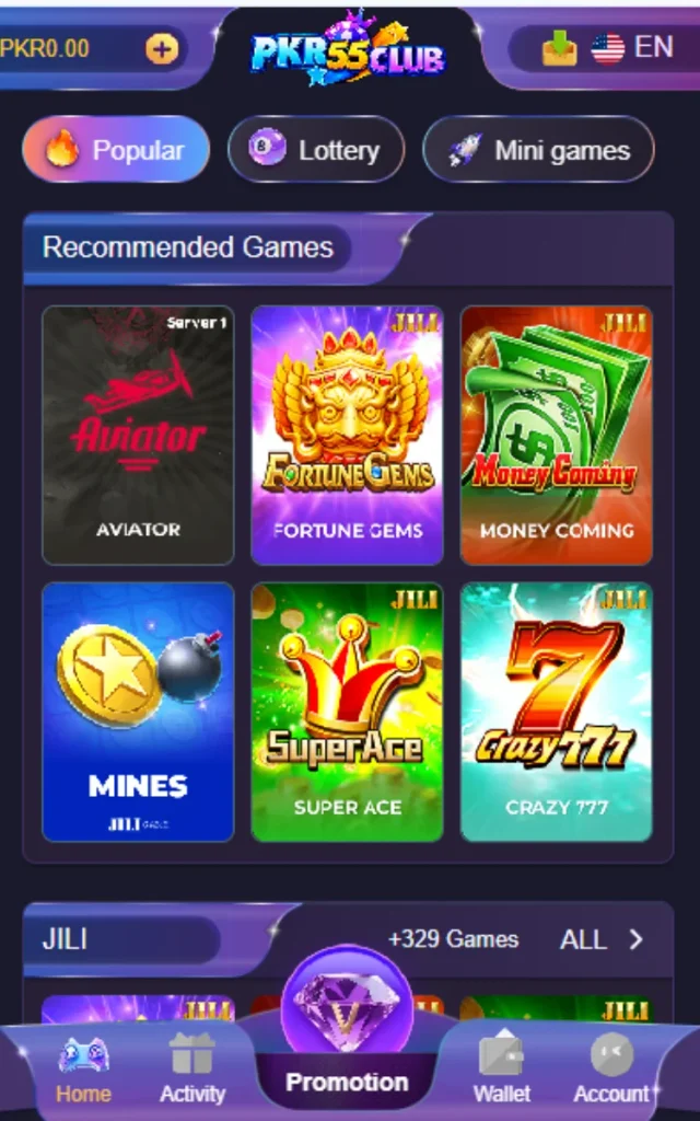 PKR55 Game